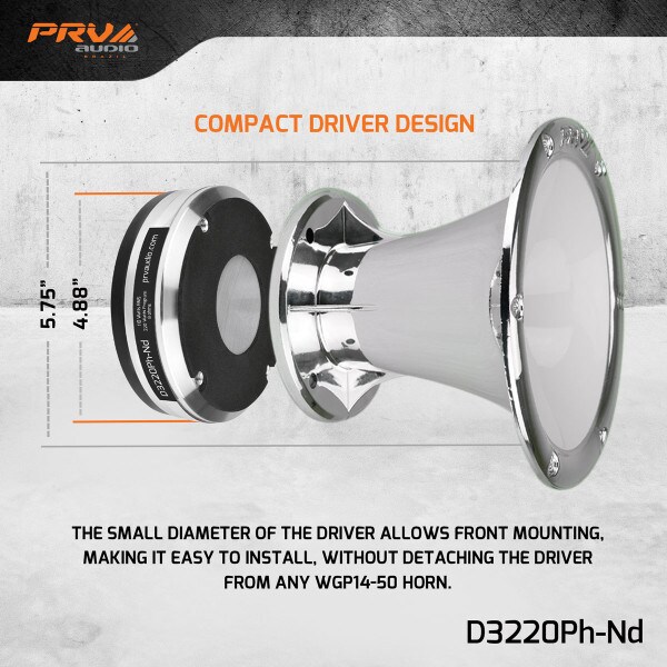 Main product image for PRV Audio D3220Ph-Nd 2" Neodymium Horn Driver294-3434